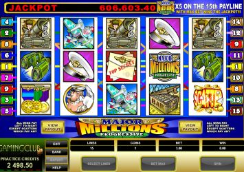 Major Millions 5 Reel Jackpot Slot